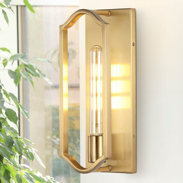 Chloe 4.75" Modern Bohemian Iron LED Sconce - JONATHAN Y